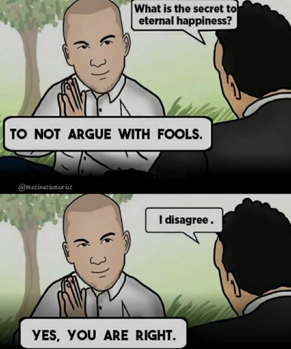 A lesson many would do well to learn
