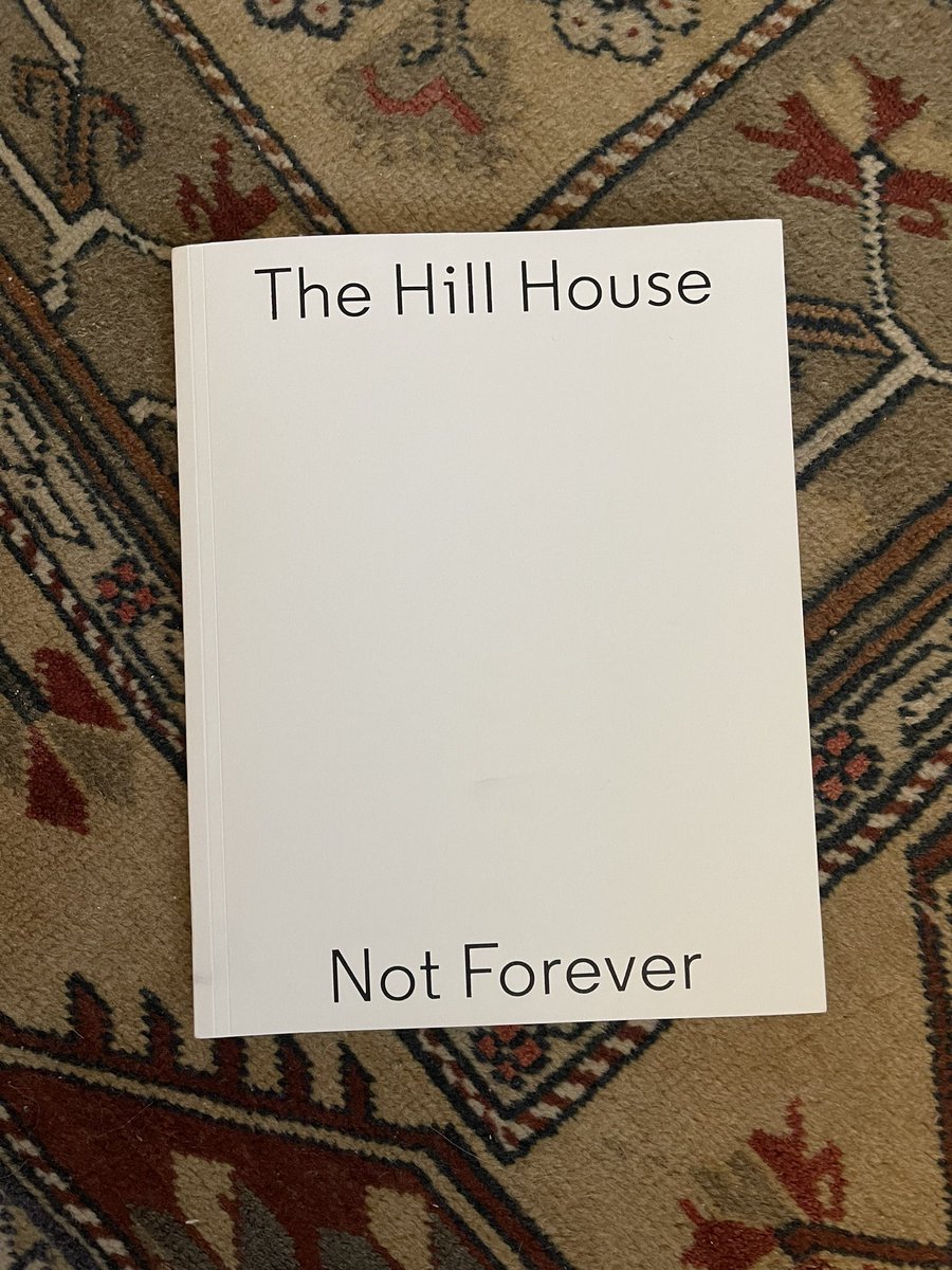 RoryOlcayto's tweet photo. @AllElseIsGooky @rjwilliams44 I wrote about how much I love it - and it’s very clever dialogue with the grid (and a hidden designed landscape dating back to the 1730s) in this book (which has a Hill House timeline I compiled too). #NotForever https://t.co/AEIDU8NzZn