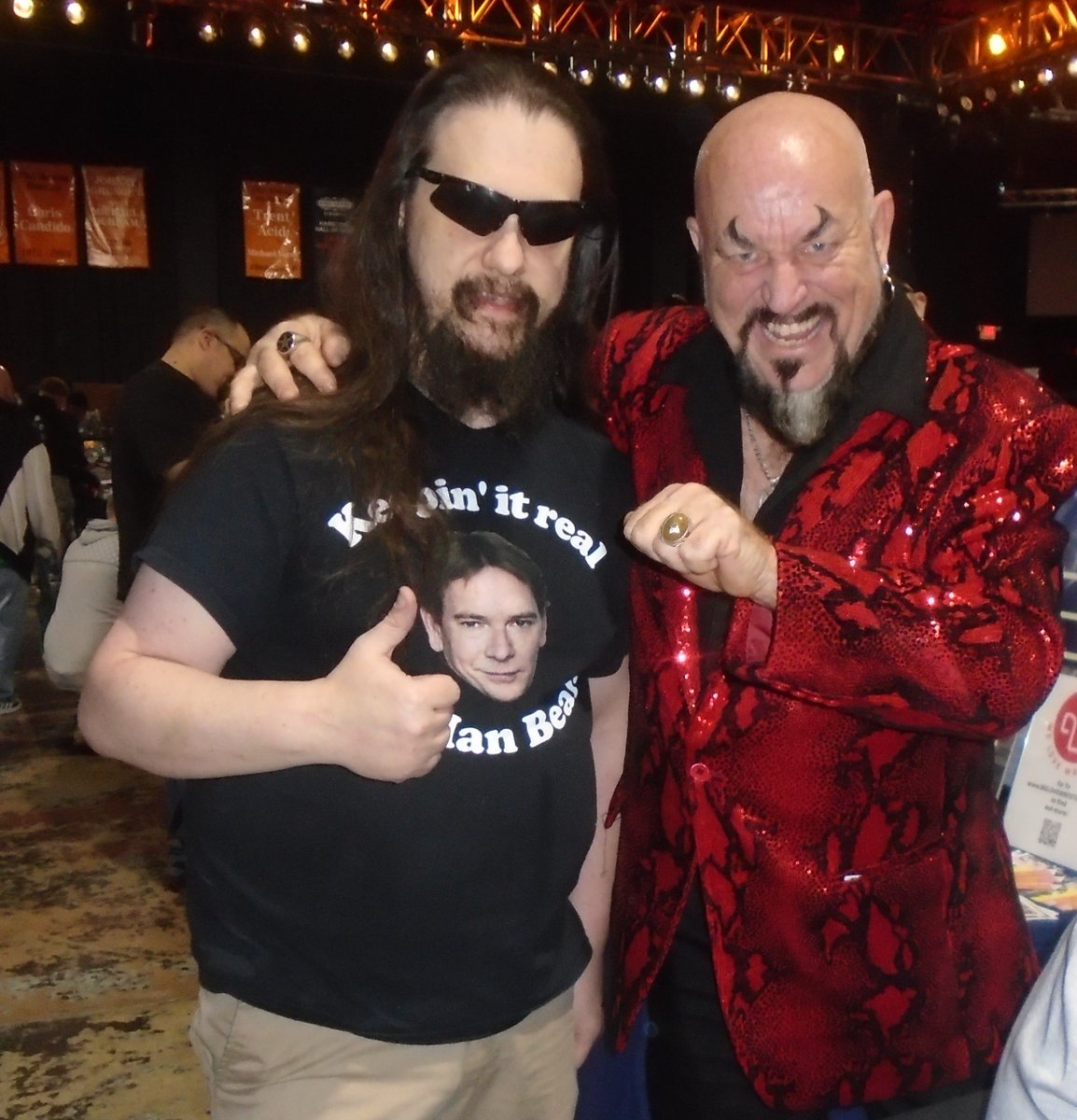 HeyItsMrStanley's tweet photo. Always one of my favorite parts of #NWA, #TNA and @IMPACTWRESTLING, it was awesome finally meeting @MinisterReal at #IconsOfWrestling at @2300Arena yesterday.

One of my favorite photo ops of all-time. https://t.co/riGbCGELew