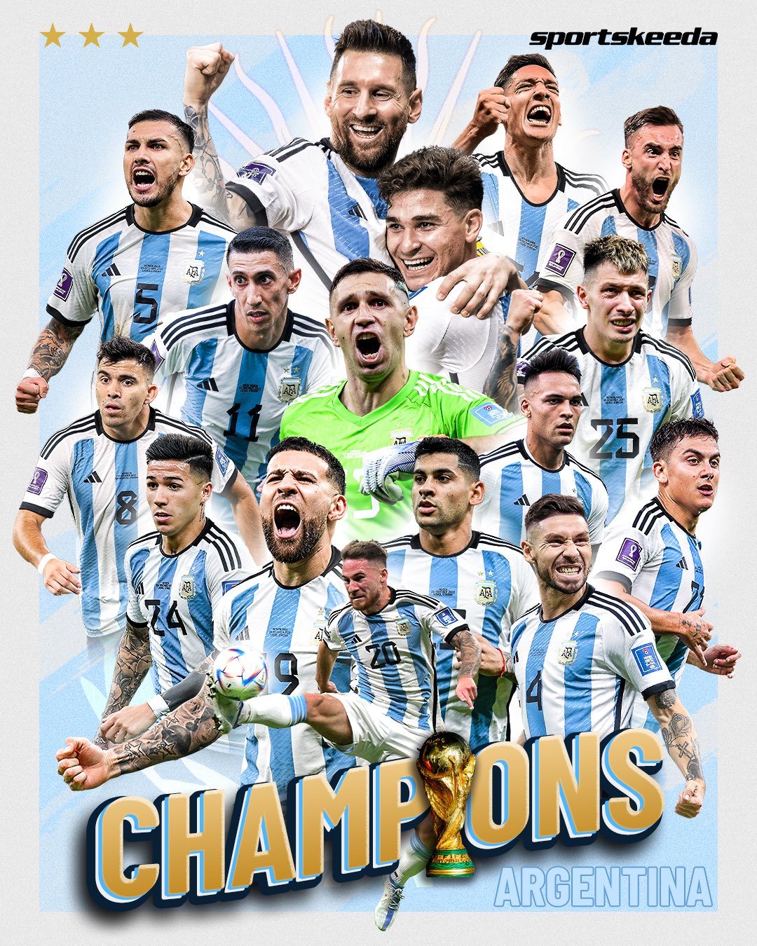 FIFA World Cup on X: ARGENTINA ARE WORLD CHAMPIONS