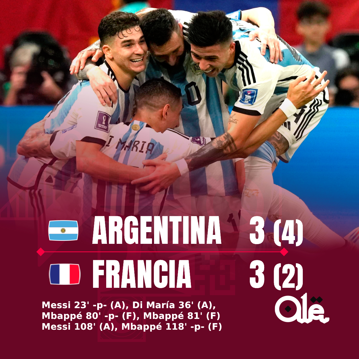 ¡ARGENTINA ES OTRA VEZ CAMPEONA DEL MUNDOOOOOOOOOO! 🇦🇷⭐️🏆