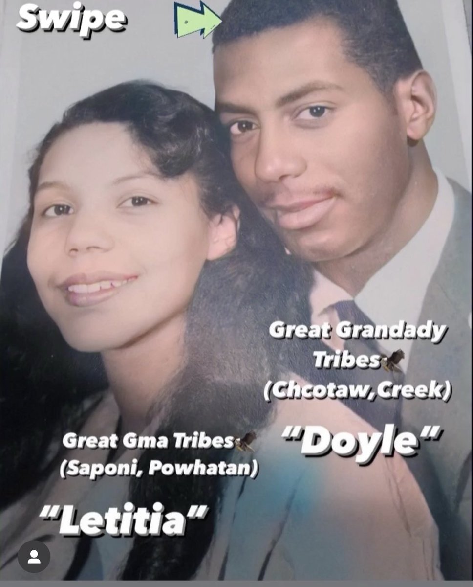 NLBjoskee's tweet photo. Ma grandparents #freemanofcolor #cherokee #choctaw #INDIGENOUS #aborignal #blackamericans #moors #saponi #nlbjoskee https://t.co/nIYvXJ8OLT