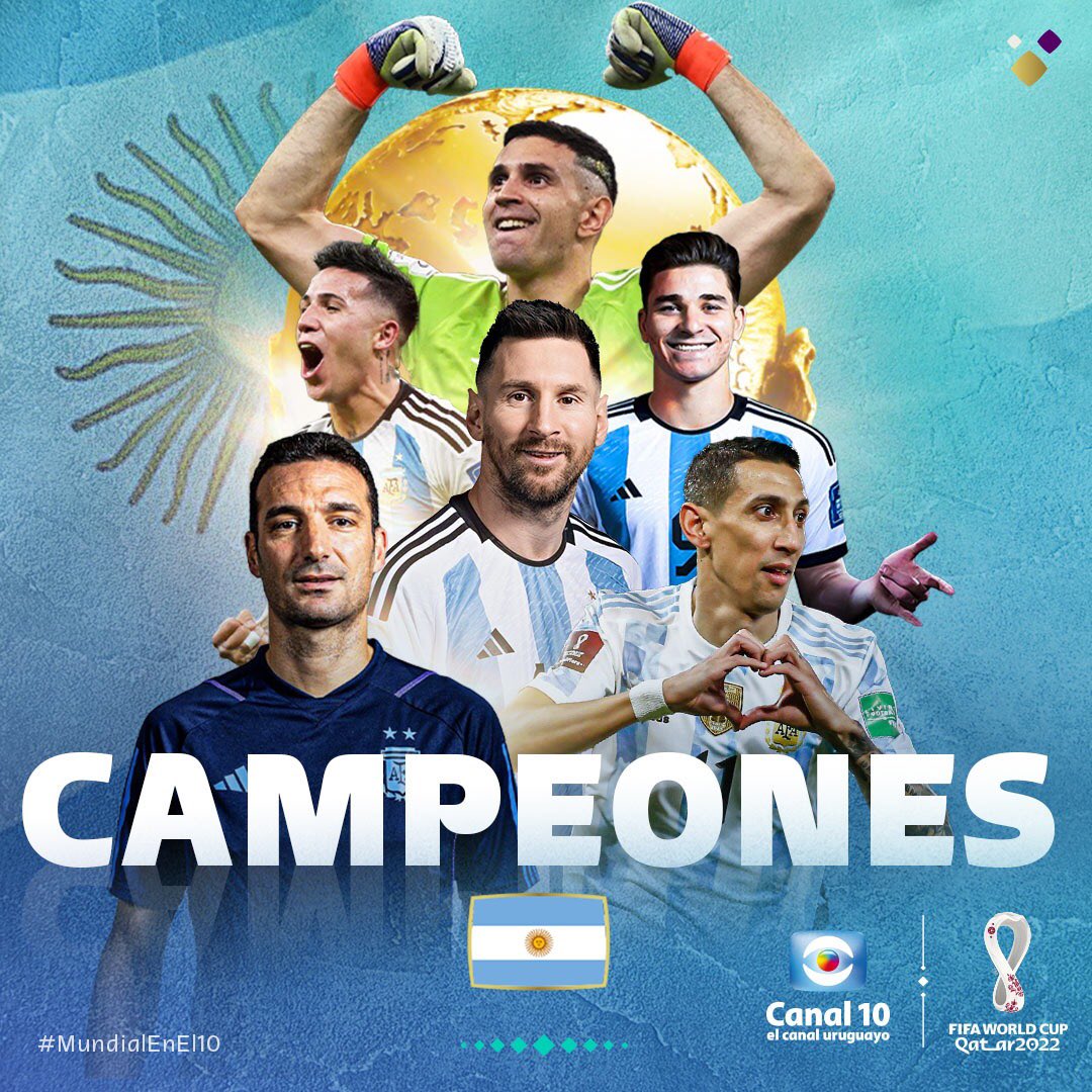 ¡FUE AGÓNICO! 🤯💥⚽️ARGENTINAAAA ES CAMPEÓN de la #CopaMundialFIFA! 🏆🇦🇷💙🇦🇷👏🏻 ¿Qué te pareció la FINAL?

#MundialEnEl10 #Qatar2022