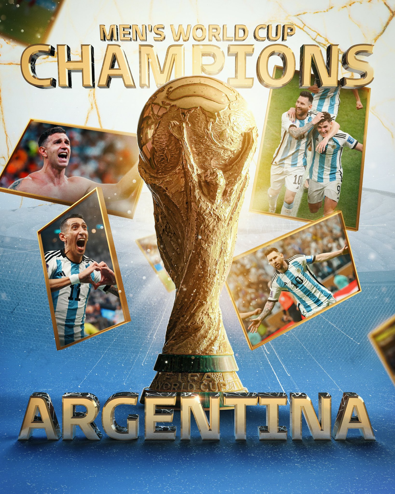 Argentina are #FIFAWorldCup Champions!