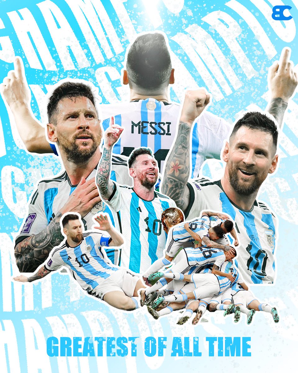 Football owed you one. Congratulations, Leo. 💙