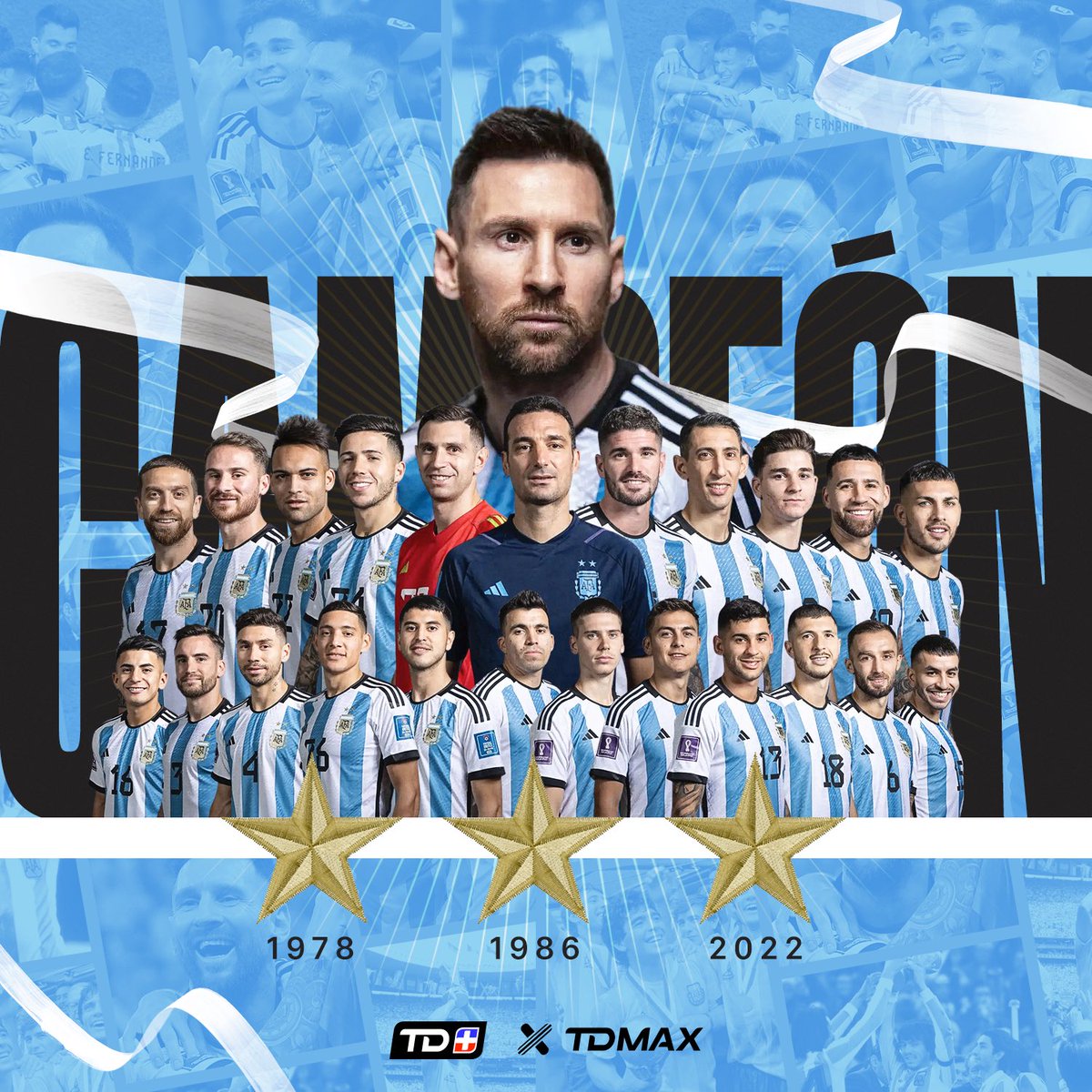 ¡Argentina es campeón del mundo!