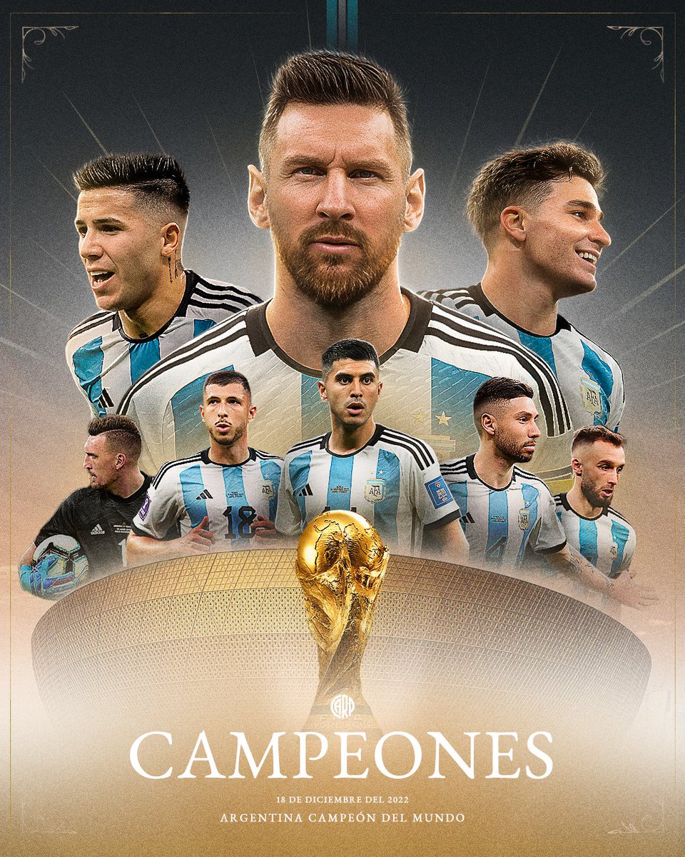 ¡¡¡SOMOS CAMPEONES DEL MUNDO!!! 🇦🇷🏆