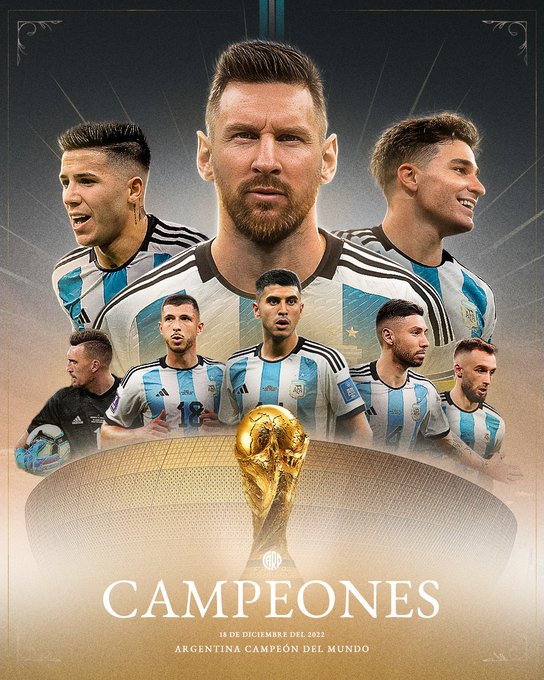 ARGENTINA 3 (4) FRANCIA 3 (2) - Mundial 2022 - Final - Resumen - Video FkR17neX0AAJGwp?format=jpg&name=small