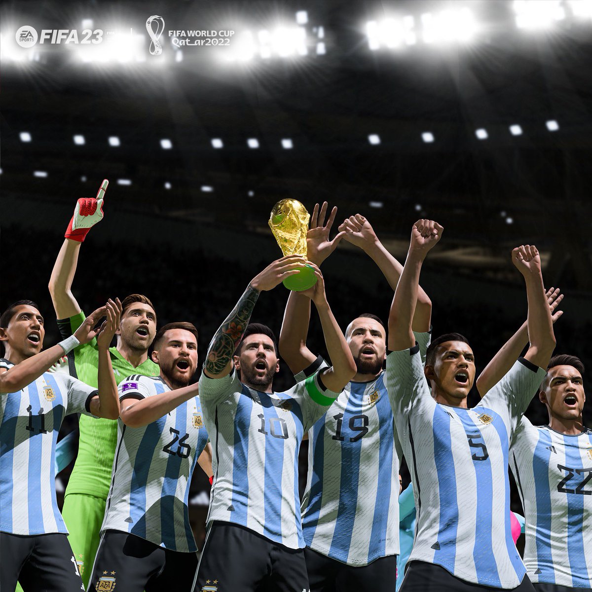 virtualballers's tweet photo. As predicted. Argentina won the FIFA World Cup Qatar 2022. Well deserved 👏

Congratulation Argentina, World Champions! 🇦🇷🏆 https://t.co/AEjtLmXaUj