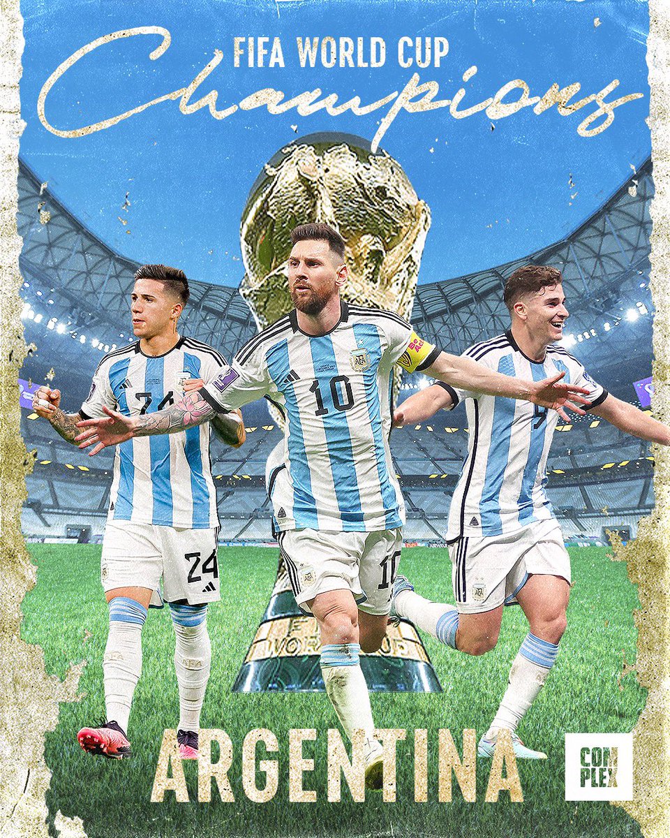 ARGENTINA!!! WORLD CUP CHAMPIONS!!!