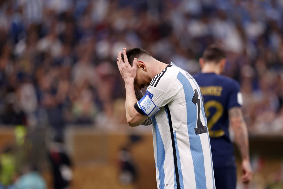 WORLD CUP CHAMPION 🏆 

LIONEL MESSI