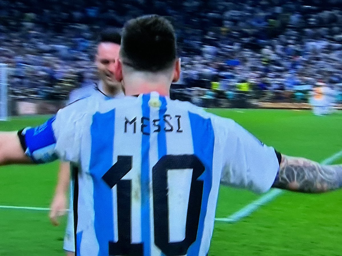 Congratulations Argentina and Lionel Messi. What a game!