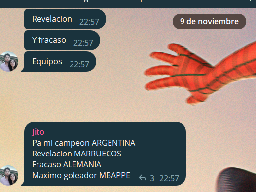 Omnilatigo96's tweet photo. 9 DE NOVIEMBRE POR CIERTO

@GvD_Jito   

DE NADA ARGENTINA https://t.co/PDpzpKBLn3