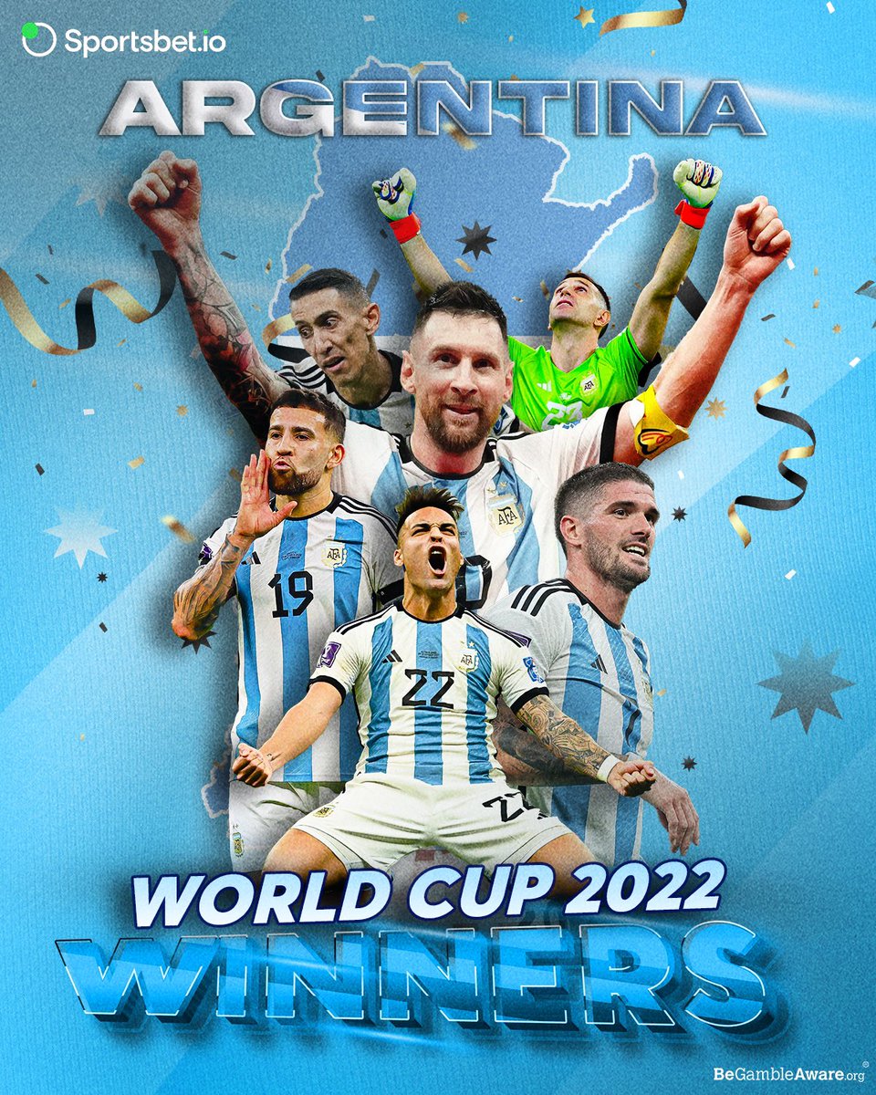 🏆2022 #FIFAWorldCup Şampiyonu Arjantin’i Tebrik Ederiz…🇦🇷