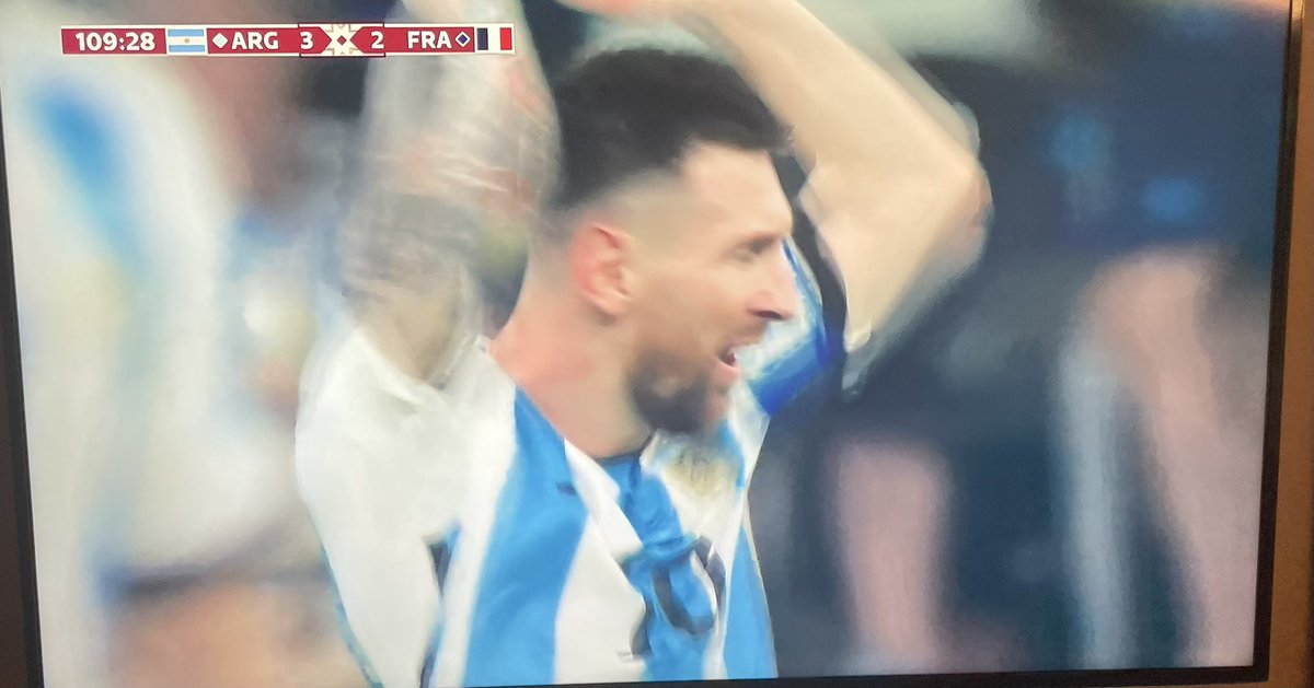 Omg ! What a game ❤️ ! What a stunning final. #Messi I wanted this soooo much for you 🤗 Well played Argentina. Hard Luck France ! #FIFAWorldCup #whatagame #ting