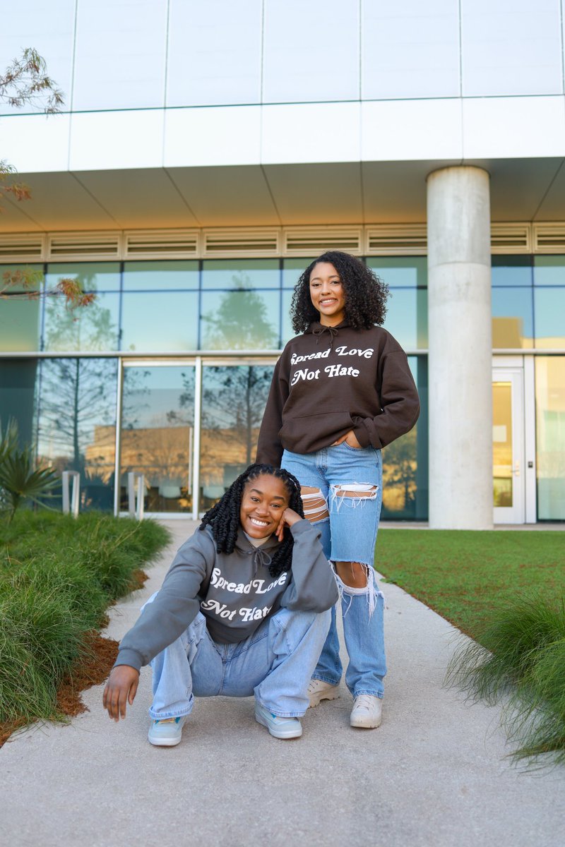 SpreadLoveinc's tweet photo. Our ‘Love Not Hate’ Collection is available NOW! The hoodies will be offered in 3 colors (Characoal Gray, Dark Chocolate &amp; Forest Green) with 3D puff printing! 
-Buy TWO get $10 Off❤️ https://t.co/ep7ds557dG