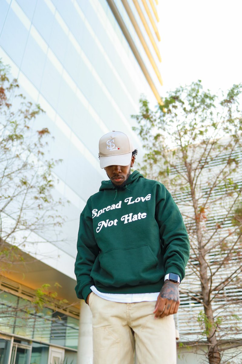 SpreadLoveinc's tweet photo. Our ‘Love Not Hate’ Collection is available NOW! The hoodies will be offered in 3 colors (Characoal Gray, Dark Chocolate &amp; Forest Green) with 3D puff printing! 
-Buy TWO get $10 Off❤️ https://t.co/ep7ds557dG