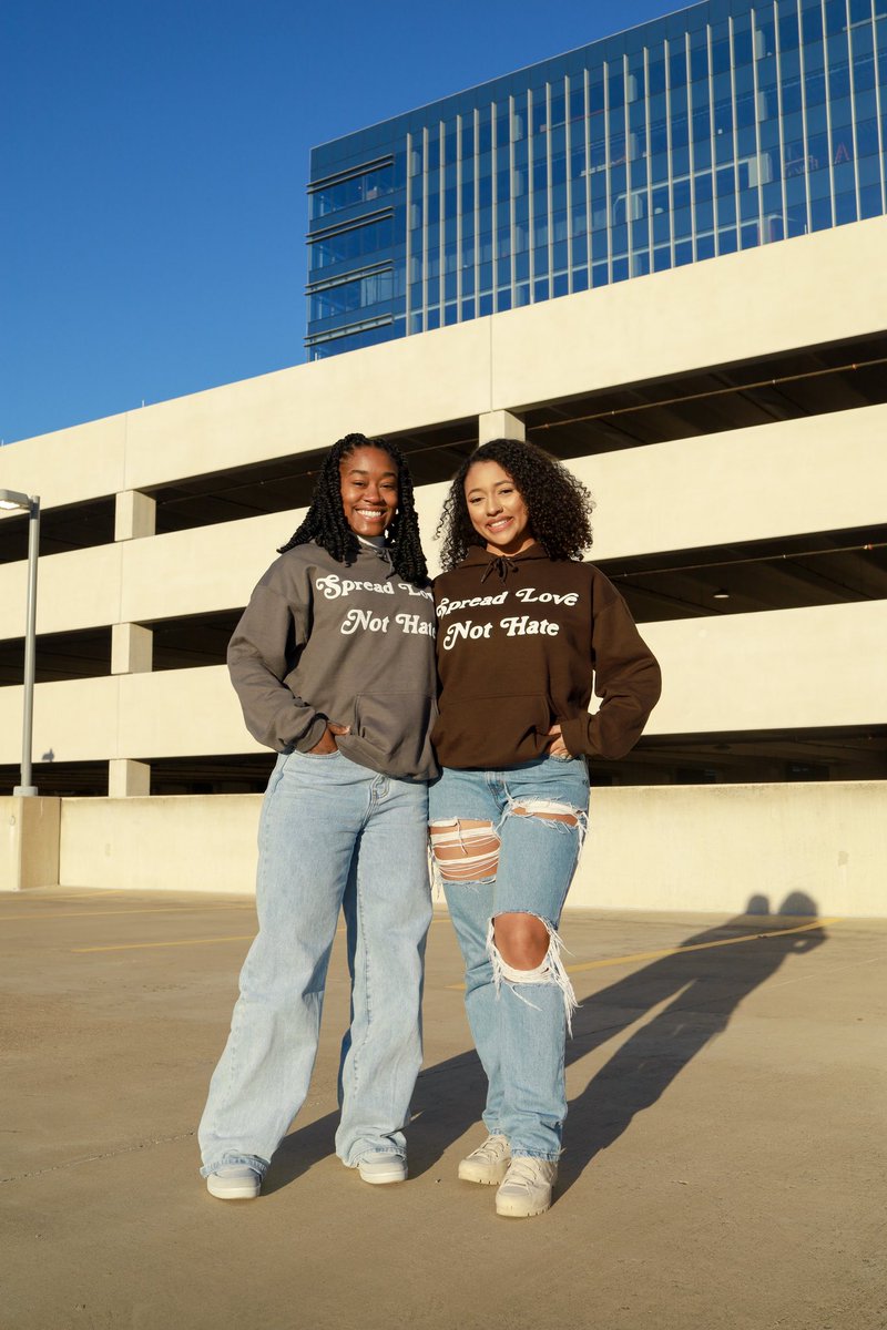SpreadLoveinc's tweet photo. Our ‘Love Not Hate’ Collection is available NOW! The hoodies will be offered in 3 colors (Characoal Gray, Dark Chocolate &amp; Forest Green) with 3D puff printing! 
-Buy TWO get $10 Off❤️ https://t.co/ep7ds557dG