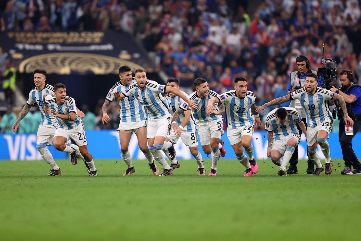FIFAcom's tweet image. 🏆 WORLD CHAMPIONS 🏆

Argentina win the 2022 #FIFAWorldCup! 

Congratulations on an incredible tournament, @Argentina 👏
