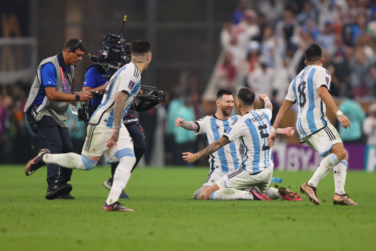 FIFAcom's tweet image. 🏆 WORLD CHAMPIONS 🏆

Argentina win the 2022 #FIFAWorldCup! 

Congratulations on an incredible tournament, @Argentina 👏