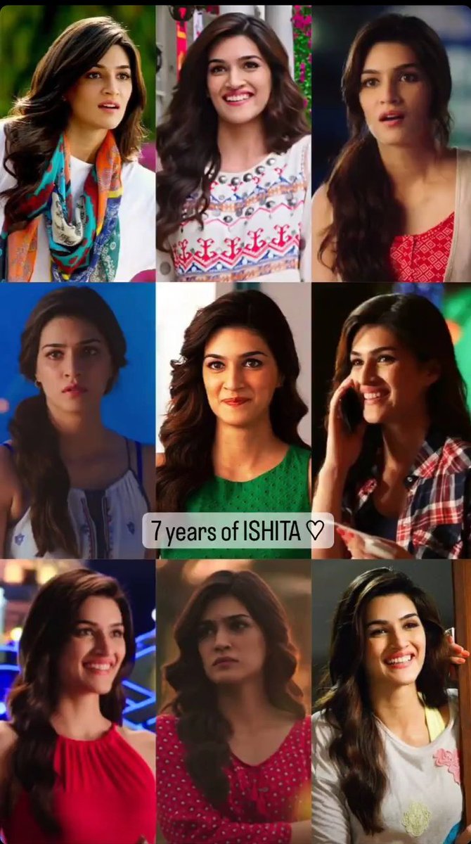KritianRohit's tweet photo. Can't belive it's already 7 Years my most fav movie.....
She just nailed her role😍
I loved her a lot in this one Veer and Ishita look damn cute together 💞
@kritisanon 😘 @varundvn
.
#KritiSanon #PrettySanon😍😘 #Ishita💕 #7YearsOfDilwale #veer #varundhwan https://t.co/TQZZaG7SQl