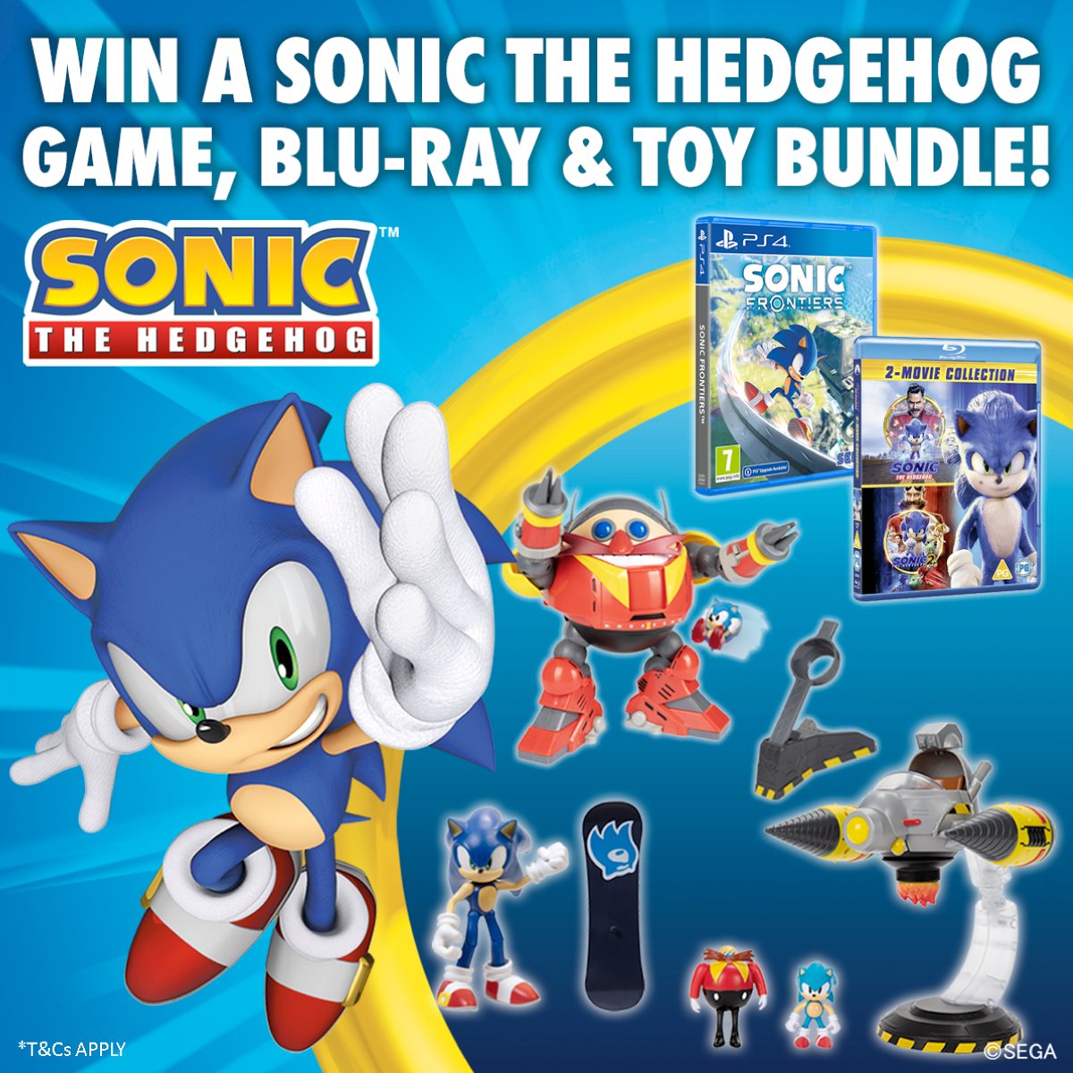 🦔 #COMPETITION TIME - ENDS SOON 🦔

We're going FAST with this #SonicTheHedgehog game, Blu-Ray &amp; Toy Bundle just in time for #Christmas!

For a chance to #WIN, simply

1) FOLLOW US
2) RT
3) COMMENT #BMSonic!

Competition ends 9am 22/12/22
