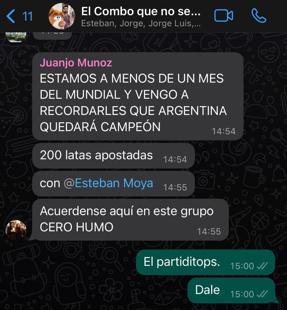 Gracias Messi. 
Gracias Dibu. 
Gracias Argentina.