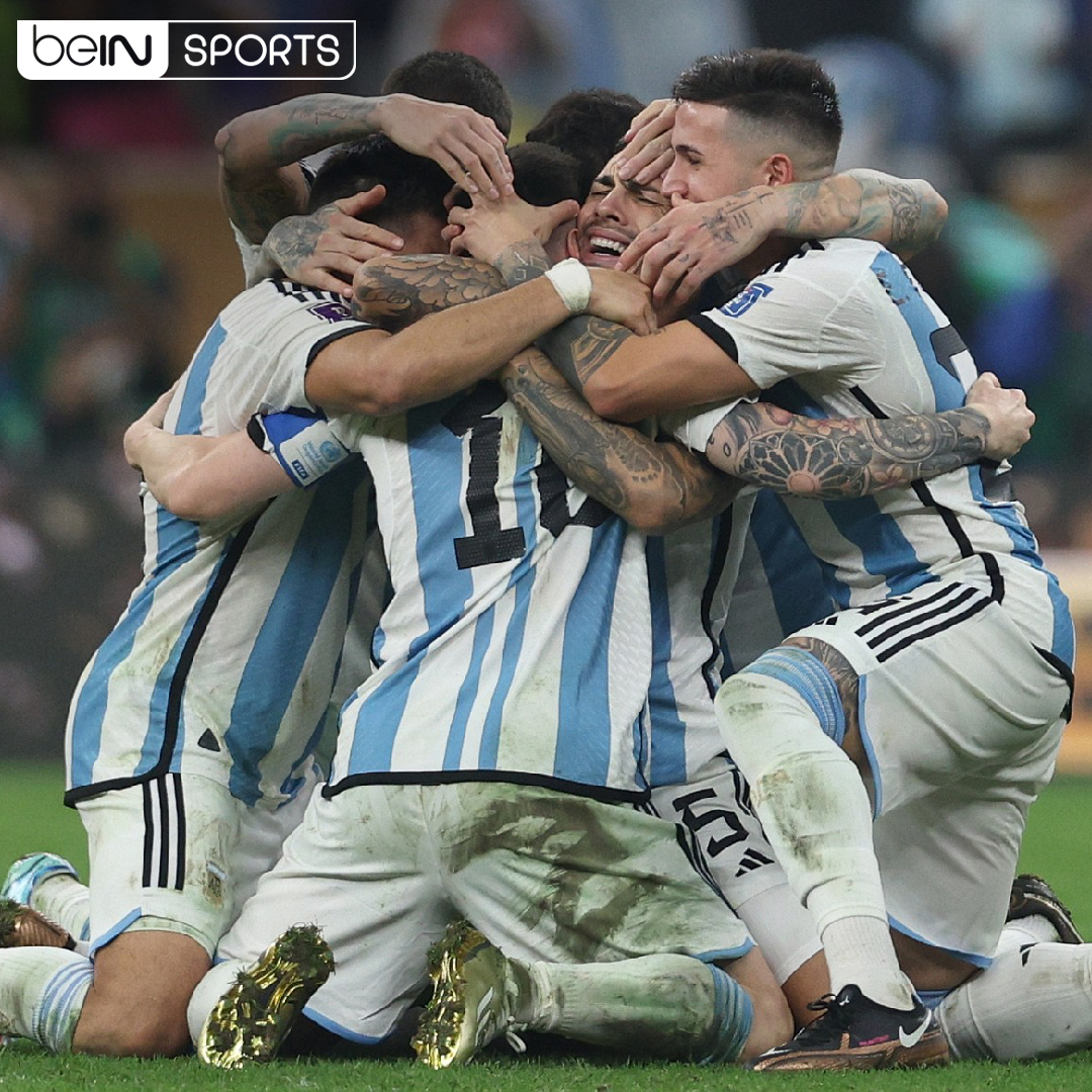 beINSPORTS_EN's tweet photo. 🇦🇷🏆

This is what it means to the @Argentina players.

#FIFAWorldCupFinal #Qatar2022 #ARG https://t.co/uCwPE6zcEL