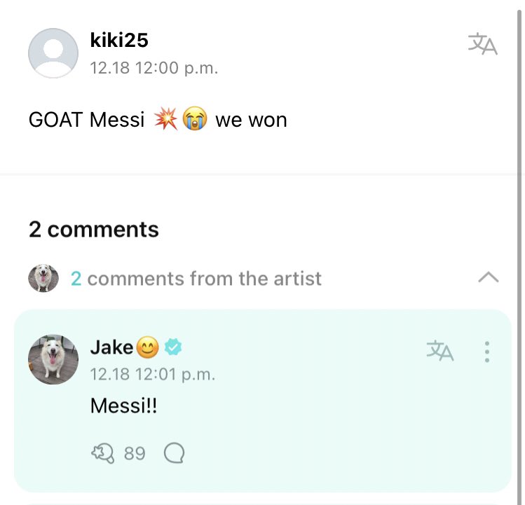 cloudyjay_w's tweet photo. JAKE Y EL AMOR DE SU VIDA MESSI https://t.co/Z9GbbRjPOm
