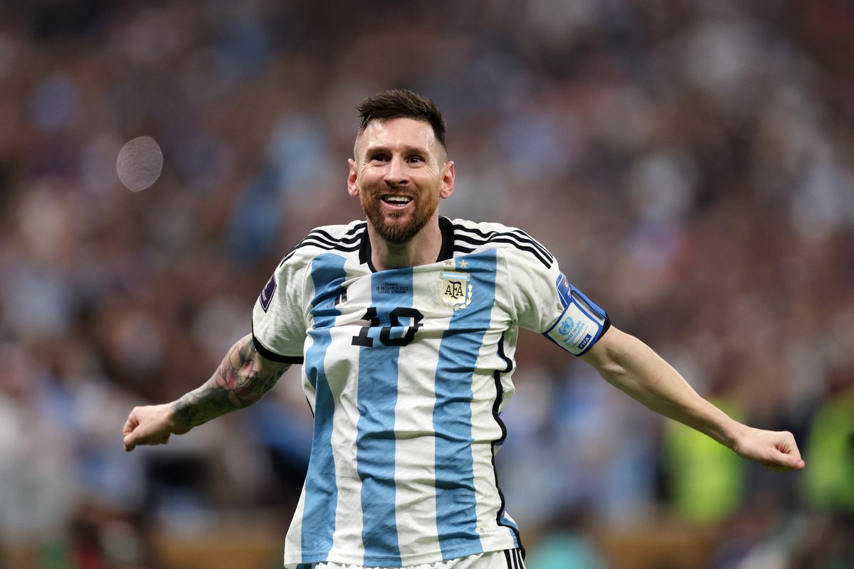 Congratulations, Argentina. Messi is why you must never give up, no matter the situation. He was saving the ultimate last for the ultimate best👏👏. -AA #ARGFRA #FIFAWorldCup