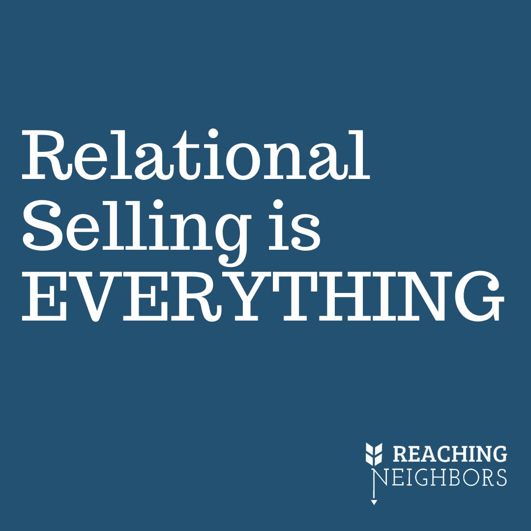 reachneighbors's tweet photo. Think about the last time you made a big purchase and what influenced your decision? 9 times out of 10, it’s a friend, family member, or colleague’s input that will sway your decision. Why focus on your customer database? Because relational selling is pretty much EVERYTHING! https://t.co/KnTiTNCb39