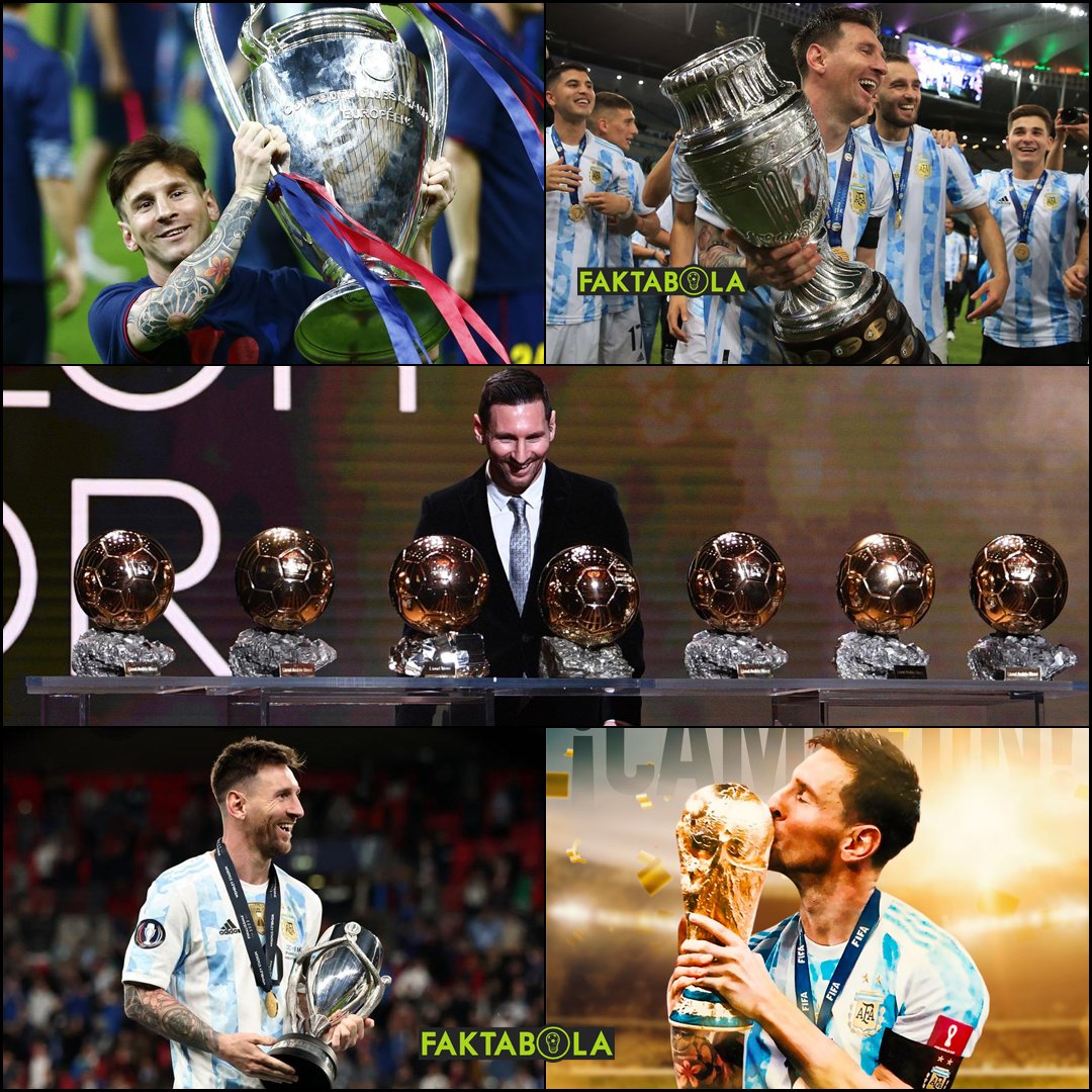 FaktaSepakbola's tweet image. LIONEL ANDRÉS MESSI SUDAH BERHASIL MENAMATKAN SEPAKBOLA! 🐐