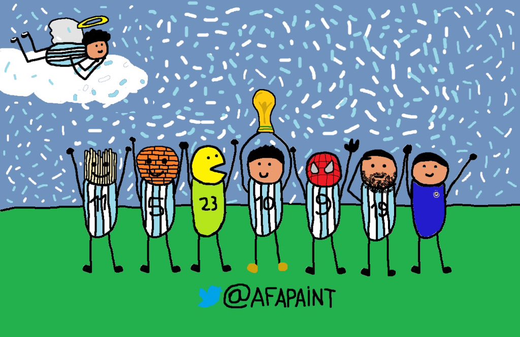 AfaPaint's tweet image. SOMOS CAMPEONES DEL MUNDO
