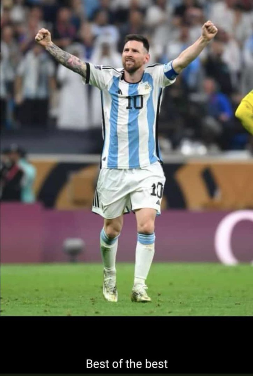 Congratulations #Argentina to win 3rd World Cup and special our favourite #Messi𓃵 you are truly legend. Feeling we won World Cup 🙏🏆🤗
#FIFAWorldCup <a href="/TeamMessi/">Team Messi</a>