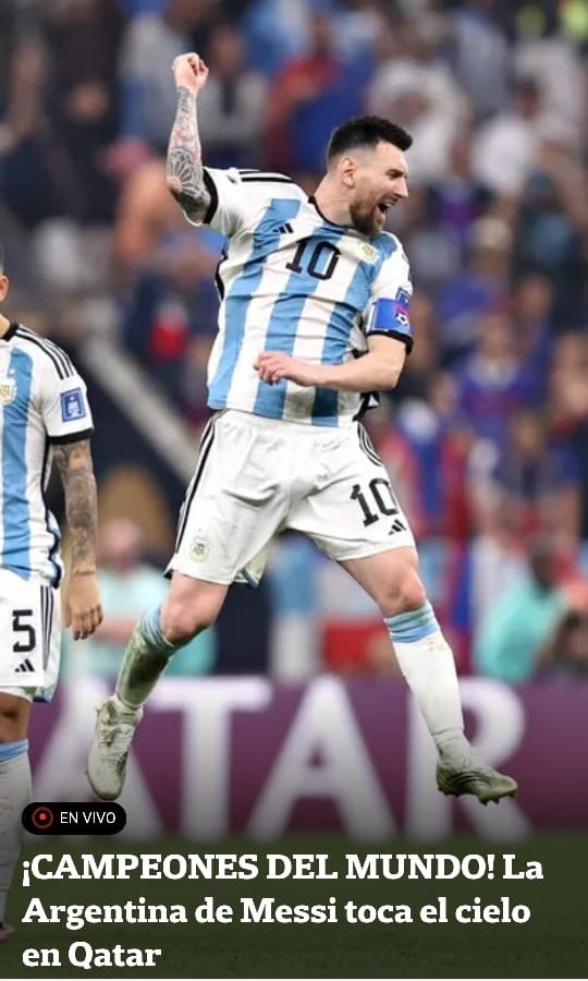 fabelforti's tweet photo. #wordcup2022 #ArgentinaCampeon #Champions #QatarWorldCup 🇦🇷🇦🇷🇦🇷🇦🇷 https://t.co/uVt3WRmL7G