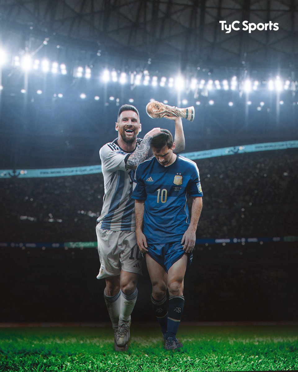 EL DESTINO TE IBA A DAR REVANCHA LEO.
POR FIN, SOS CAMPEÓN DEL MUNDO.