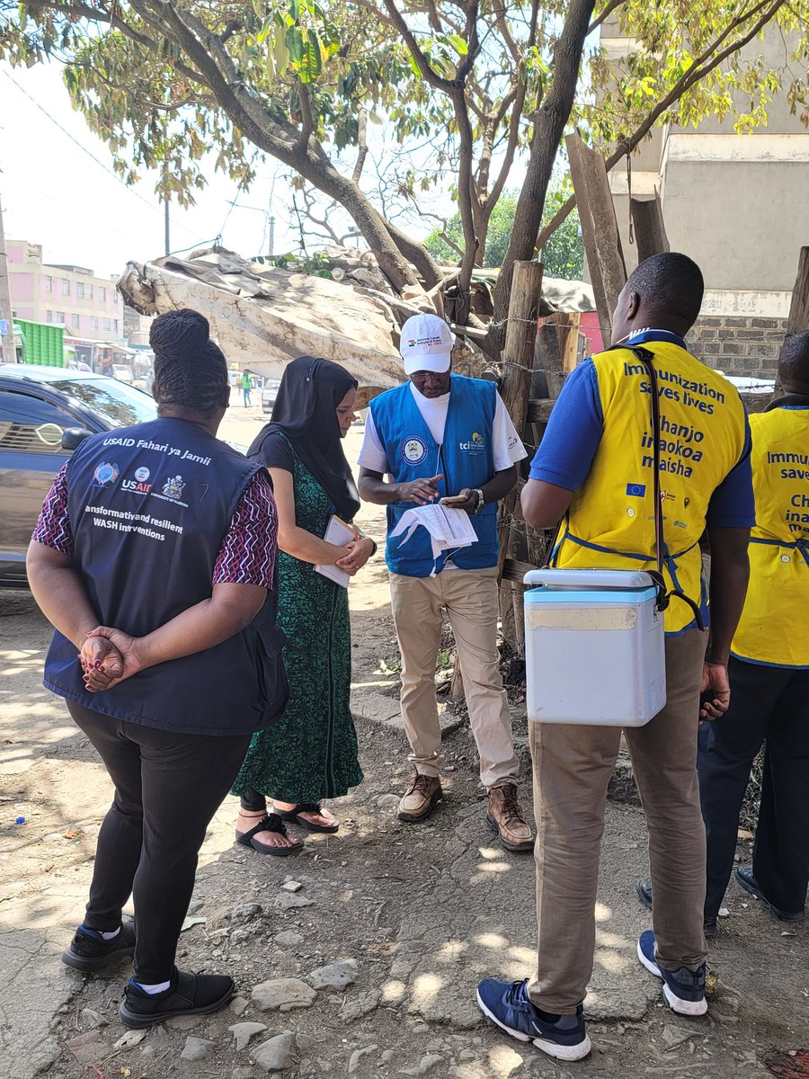 Measles_Rubella Supplementary Immunization Activity in Kamukunji. Leaving  no child behind. @MOH_Kenya @VaccinesKenya @UNICEFKenya @WHOKenya #VaccinesWork #EliminateMeasles #Vaccinatetoprotect