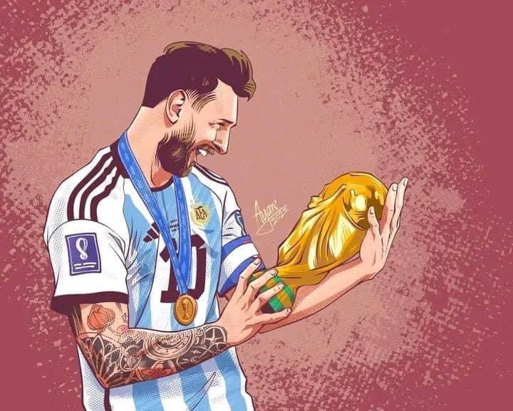 milonbiswas's tweet photo. Won the World Cup #FIFAWorldCup #WorldCup #Messi𓃵 https://t.co/GySarvlwOM