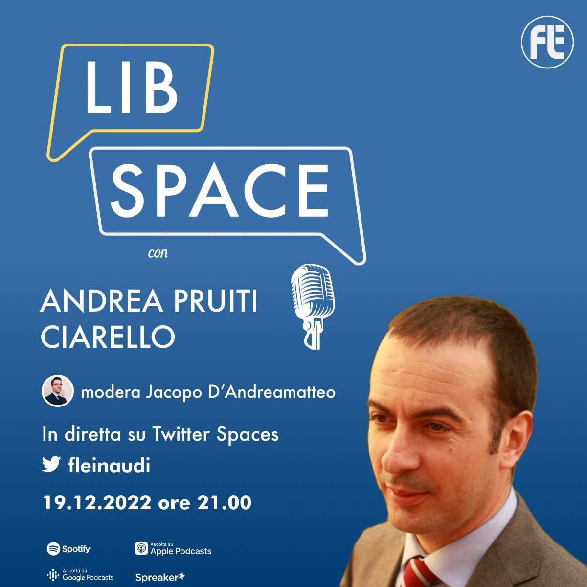 Domani alle 21.00 vi aspetta #LibSpace con <a href="/andreapruitic/">Andrea Pruiti</a> per parlare di diritto alla conoscenza e le battaglie liberali in materia di giustizia. 

Conduce: <a href="/jdandreamatteo/">Jacopo D’Andreamatteo</a>

Clicca qui per attivare il promemoria👇
x.com/i/spaces/1mnxe…