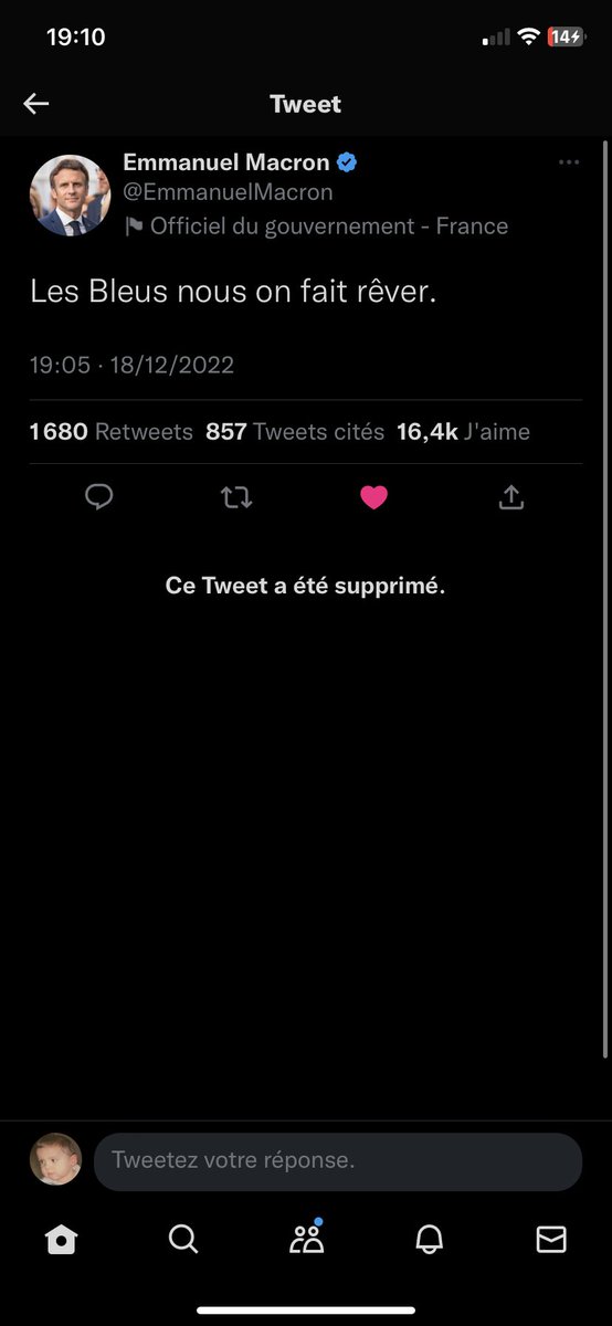 Gookiie's tweet photo. @EmmanuelMacron On a vu https://t.co/EMVjGxDO6a