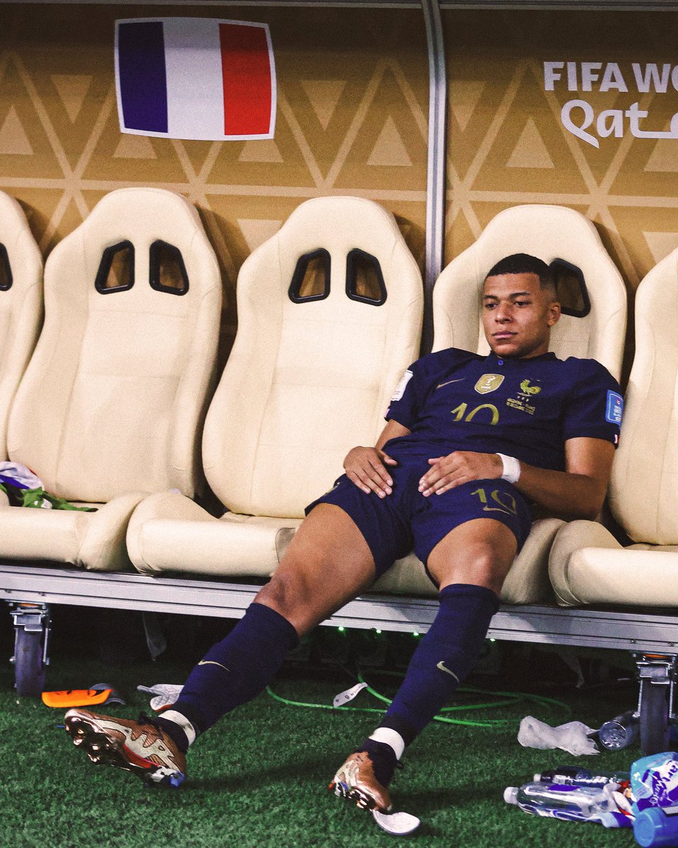 Footballtweet's tweet photo. Imagine scoring a hat-trick in a World Cup final and losing.. 🤯 https://t.co/nSJoO3HPa1