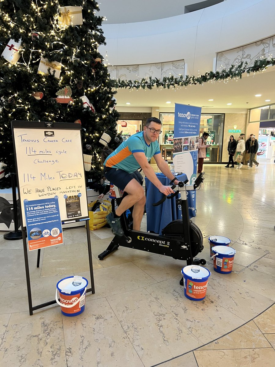 Great work <a href="/SionOwain/">Siôn Owain Edwards 🏴󠁧󠁢󠁷󠁬󠁳󠁿</a> cycling for <a href="/tenovuscancer/">Tenovus Cancer Care / Gofal Canser Tenovus</a> today <a href="/StDavidsCardiff/">St David's Cardiff</a> 🙌🚲 justgiving.com/campaign/Cycle…