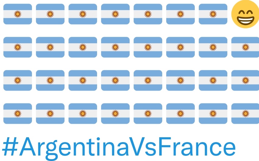 dr_yusufyilmaz's tweet photo. #Congratulations #Argentina.!

Come on home
#invadingFrance.

🇹🇷🇹🇷🇹🇷
#ArgentinaVsFrance
#FIFAWorldCup2022 https://t.co/4dBrmi3lQH