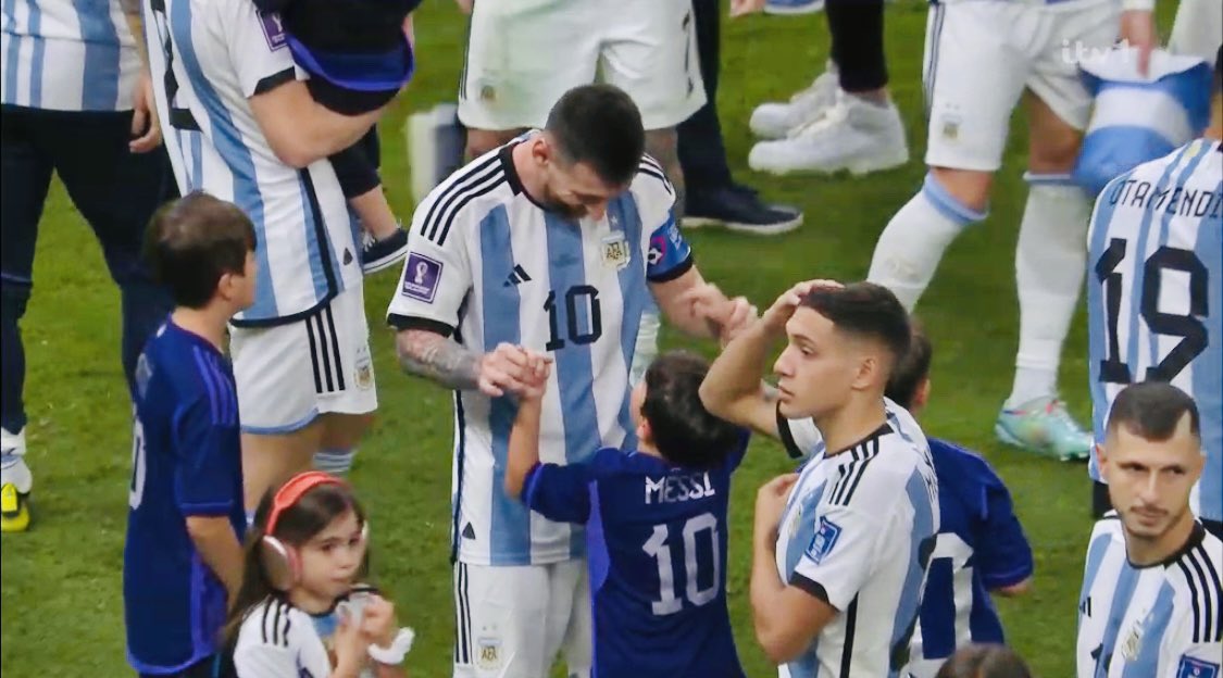 kethavath67's tweet photo. Breaking: Lionel Messi earned the first #FIFAWorldCup      title of his career with Argentina's 4-3 penalty kick shootout win over defending champion France.
France’s Kylian Mbappe became the second man to score a hat trick in the World Cup Final.#Argentina #FIFAWorldCup https://t.co/RMlIus0WZL