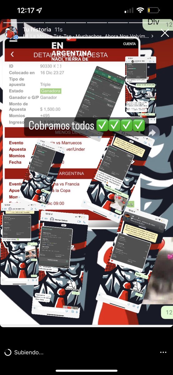 marrosportbet's tweet image. Nadamas cobramos todos venga 🍾🇦🇷😘