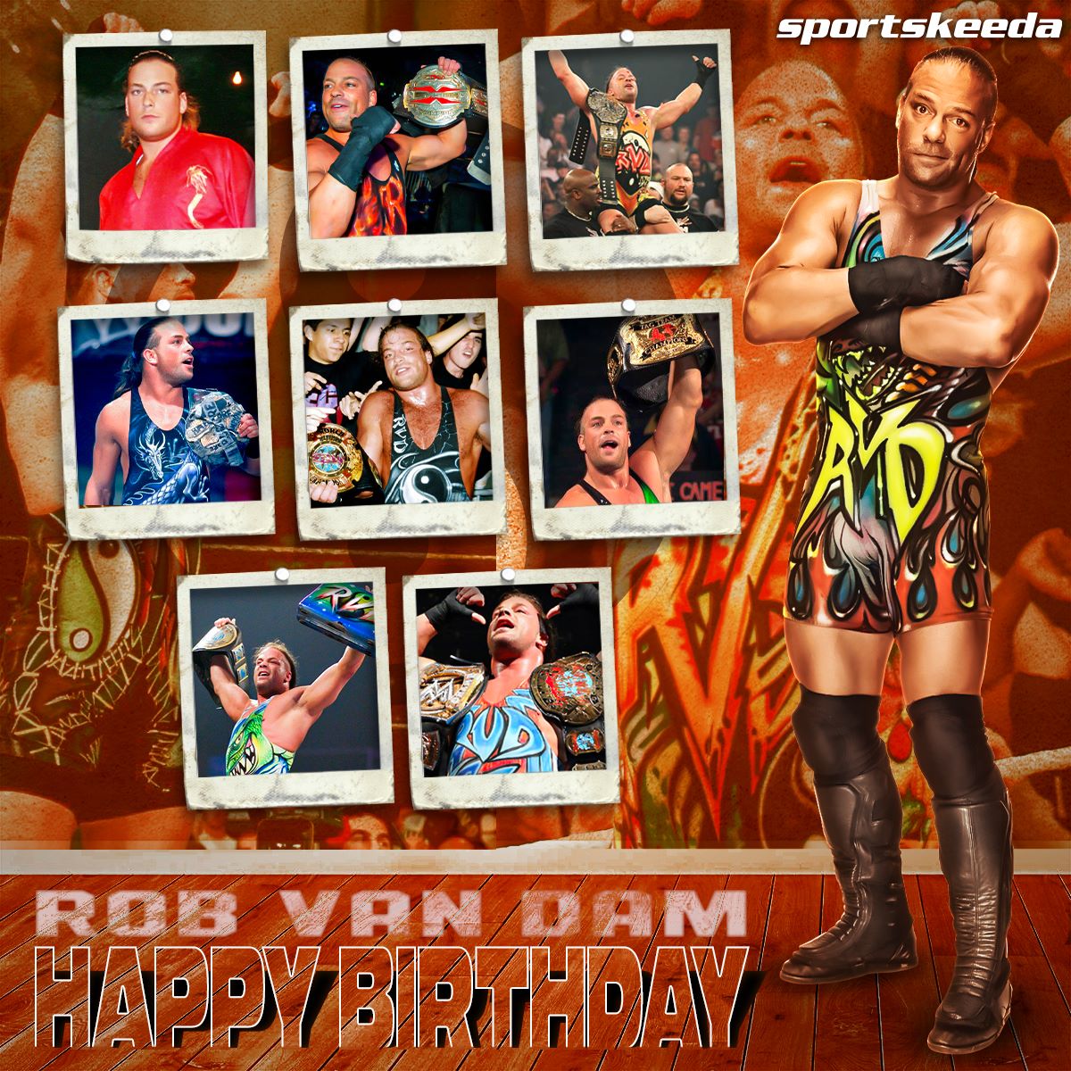 Sportskeeda wishes the Hall of Famer, Rob Van Dam a very Happy 52nd Birthday.    