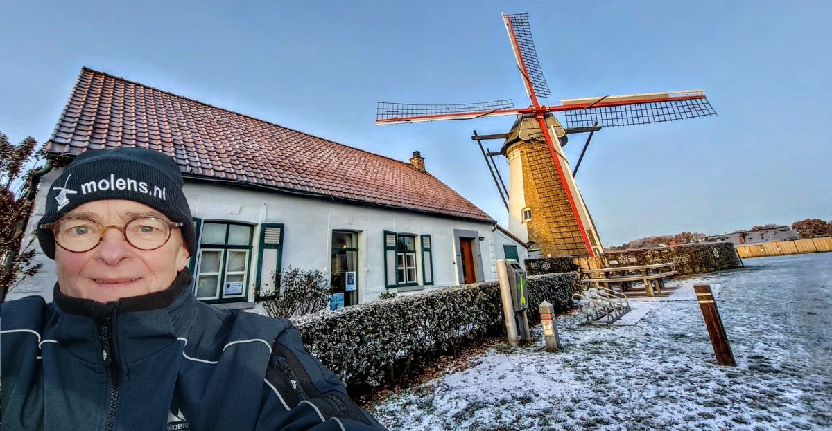 Ook 's winters kun je heerlijk molenlopen in GrensPark KempenBroek. Kijk op molenlopen.eu voor routes. #Limburg #KempenBroek #molen #molenlopen