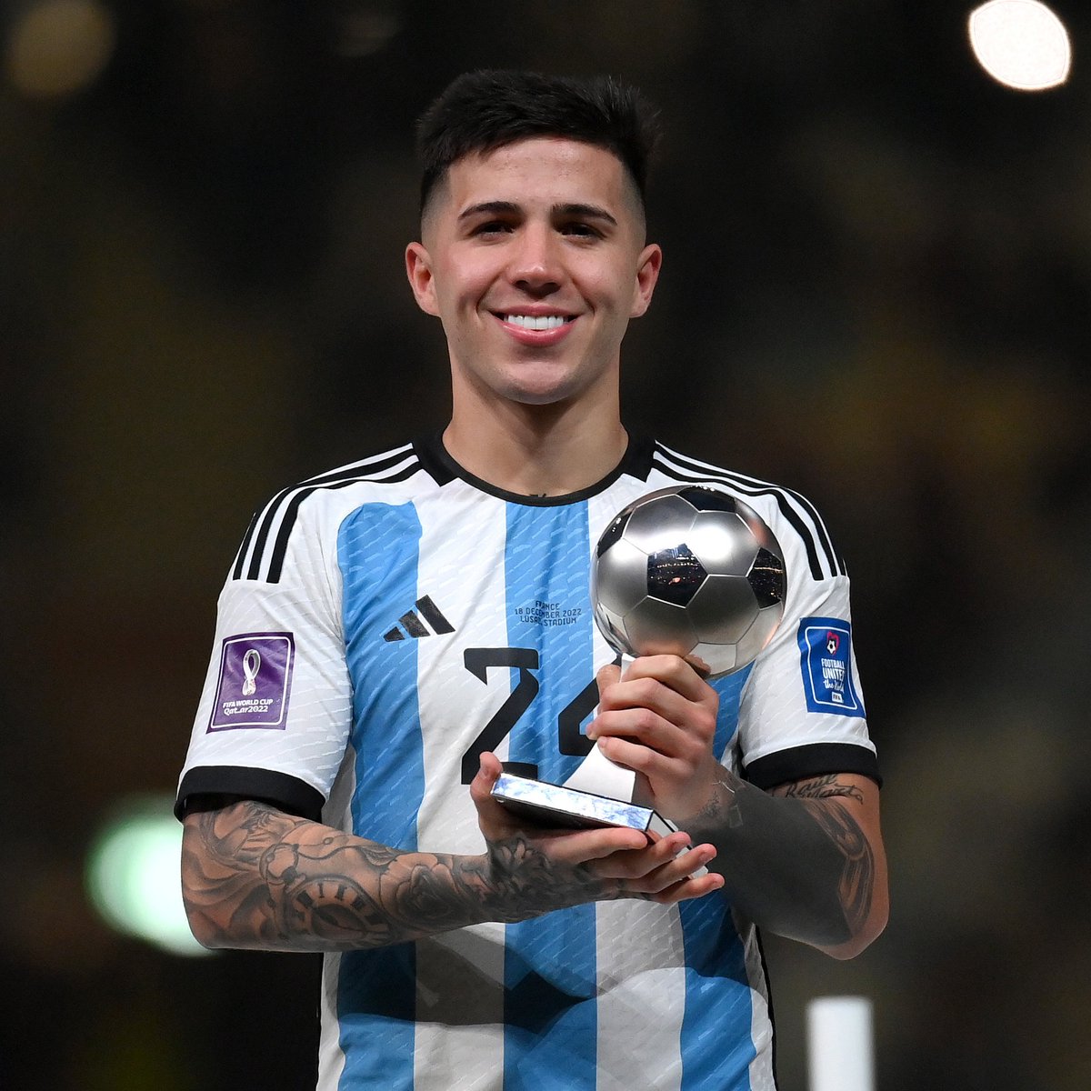 🇦🇷 Enzo Fernández: Young player of the tournament 👏