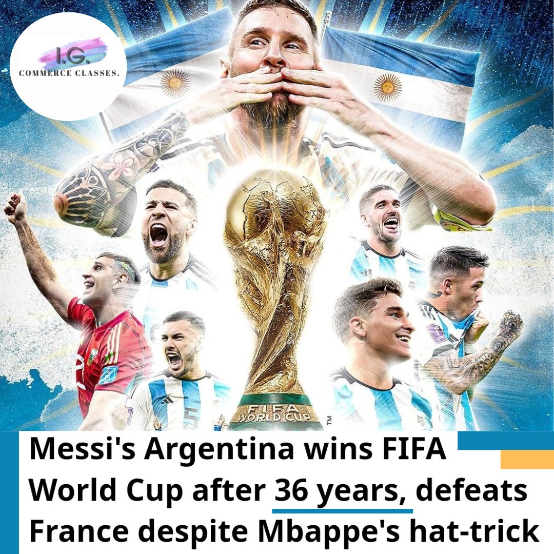 What a Show ❤❤

What a Match 😳😳

Argentina won The Match 
But #Mbappe  won the Hearts ❤- well played Champ 🙌🙌

Champions - Argentina🇦🇷 🎉🎉
#ArgentinaVsFrance #LionelMessi𓃵  
#FIFAWorldCup