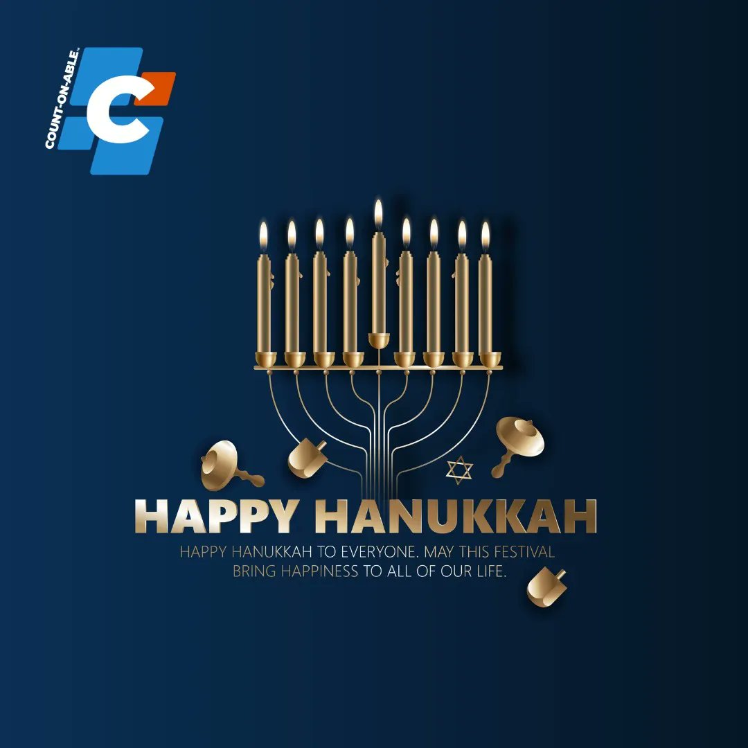 JCSocial's tweet photo. May the eight candles of the Hanukkah menorah shine brightly, symbolizing the eight days of the holiday.

Happy festival of Lights!

#Hanukkah #leadership #success #people #CountOnAble #jeffcohen #hope #lift #shift #empowerment https://t.co/fXcsVhmhoq
